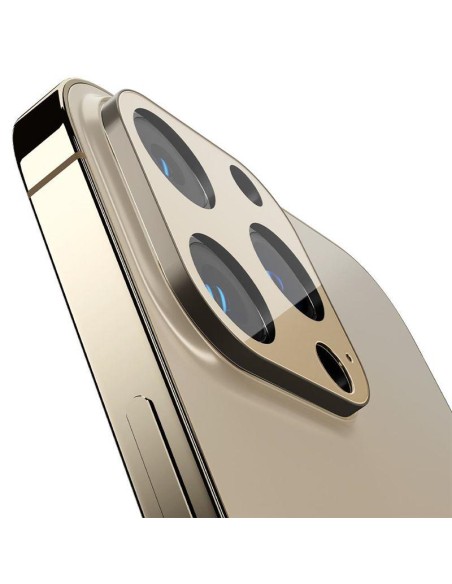 Spigen Optik.tR kameros apsauga iPhone 13 Pro / 13 Pro Max - auksinė 2 vnt. Spigen Optik.tR kameros apsauga iPhone 13 Pro / 13 Pro Max - auksinė 2 vnt.