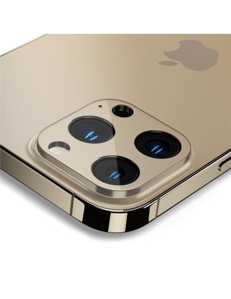 Spigen Optik.tR kameros apsauga iPhone 13 Pro / 13 Pro Max - auksinė 2 vnt. Spigen Optik.tR kameros apsauga iPhone 13 Pro / 13 Pro Max - auksinė 2 vnt.