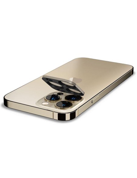 Spigen Optik.tR kameros apsauga iPhone 13 Pro / 13 Pro Max - auksinė 2 vnt. Spigen Optik.tR kameros apsauga iPhone 13 Pro / 13 Pro Max - auksinė 2 vnt.
