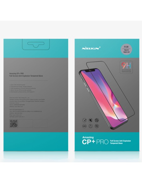 Nillkin CP+PRO itin plonas grūdintas stiklas visam ekranui su 0,2 mm rėmeliu 9H Xiaomi Redmi 10 black Nillkin CP+PRO itin plonas grūdintas stiklas visam ekranui su 0,2 mm rėmeliu 9H Xiaomi Redmi 10 black