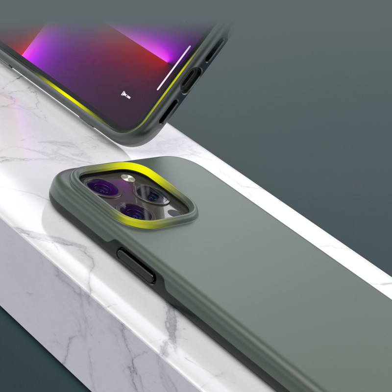 Dėklas, skirtas iPhone 13 Pro Max MFM Nuo kritimo dėklas žalias