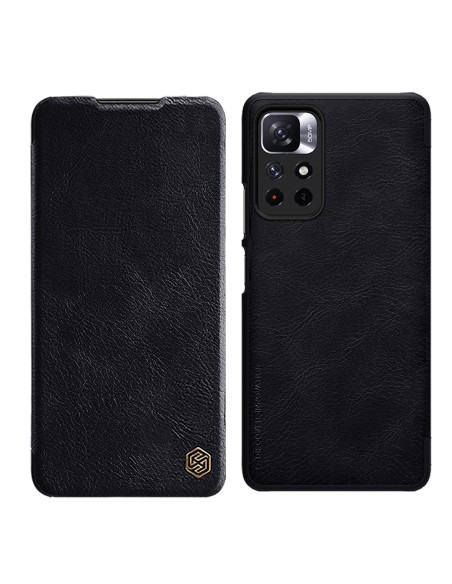Nillkin Qin Case Flip Case, skirtas Xiaomi Redmi Note 11T 5G / 11S 5G / 11 5G (Kinija) / Poco M4 Pro 5G – juodas Nillkin Qin Case Flip Case, skirtas Xiaomi Redmi Note 11T 5G / 11S 5G / 11 5G (Kinija) / Poco M4 Pro 5G – juodas