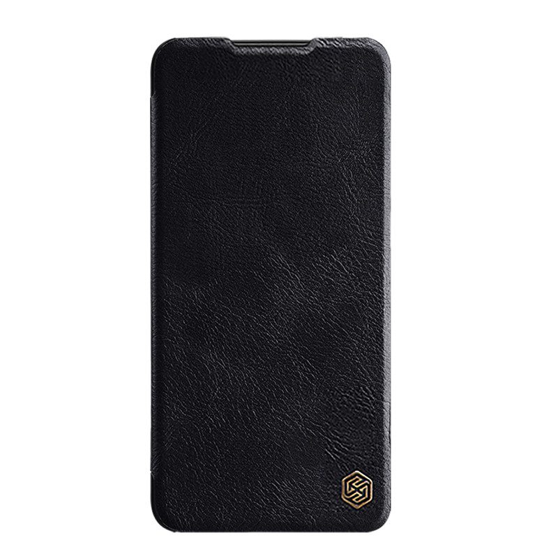 Nillkin Qin Case Flip Case, skirtas Xiaomi Redmi Note 11T 5G / 11S 5G / 11 5G (Kinija) / Poco M4 Pro 5G – juodas