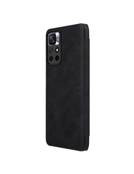 Nillkin Qin Case Flip Case, skirtas Xiaomi Redmi Note 11T 5G / 11S 5G / 11 5G (Kinija) / Poco M4 Pro 5G – juodas Nillkin Qin Case Flip Case, skirtas Xiaomi Redmi Note 11T 5G / 11S 5G / 11 5G (Kinija) / Poco M4 Pro 5G – juodas