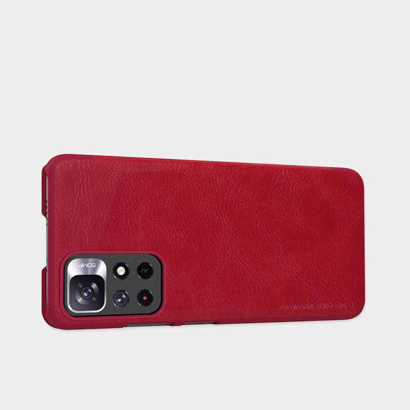 Nillkin Qin dėklas, skirtas Xiaomi Redmi Note 11T 5G / Note 11S 5G / Note 11 5G (Kinija) / Poco M4 Pro 5G fotoaparato ap...