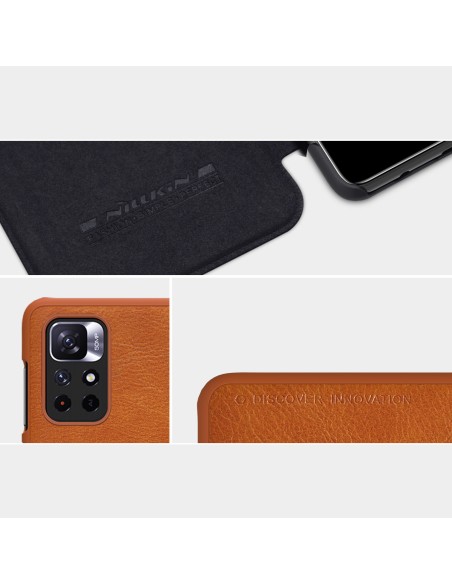 Nillkin Qin dėklas, skirtas Xiaomi Redmi Note 11T 5G / Note 11S 5G / Note 11 5G (Kinija) / Poco M4 Pro 5G fotoaparato ap... Nillkin Qin dėklas, skirtas Xiaomi Redmi Note 11T 5G / Note 11S 5G / Note 11 5G (Kinija) / Poco M4 Pro 5G fotoaparato ap...