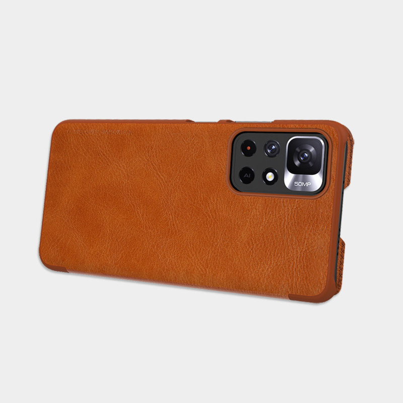 Nillkin Qin dėklas, skirtas Xiaomi Redmi Note 11T 5G / Note 11S 5G / Note 11 5G (Kinija) / Poco M4 Pro 5G fotoaparato ap...