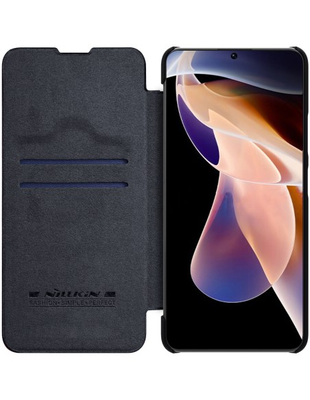 Nillkin Qin dėklas, skirtas Xiaomi Redmi Note 11 Pro+ (Kinija) / Redmi Note 11 Pro (Kinija) / Mi11i HyperCharge su atvar... Nillkin Qin dėklas, skirtas Xiaomi Redmi Note 11 Pro+ (Kinija) / Redmi Note 11 Pro (Kinija) / Mi11i HyperCharge su atvar...