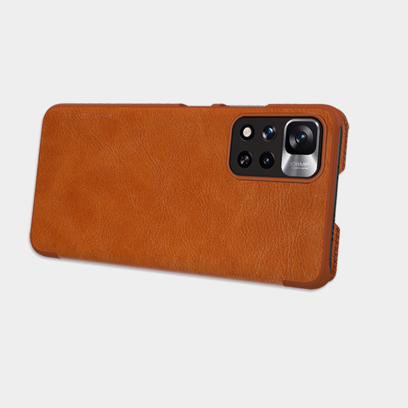 Nillkin Qin dėklas, skirtas Xiaomi Redmi Note 11 Pro+ (Kinija) / Redmi Note 11 Pro (Kinija) / Mi11i HyperCharge su atvar...