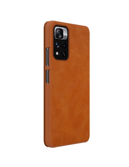 Nillkin Qin Case Case Xiaomi Redmi Note 11 Pro+ (Kinija) / Redmi Note 11 Pro (Kinija) / Mi11i HyperCharge Camera Protect...