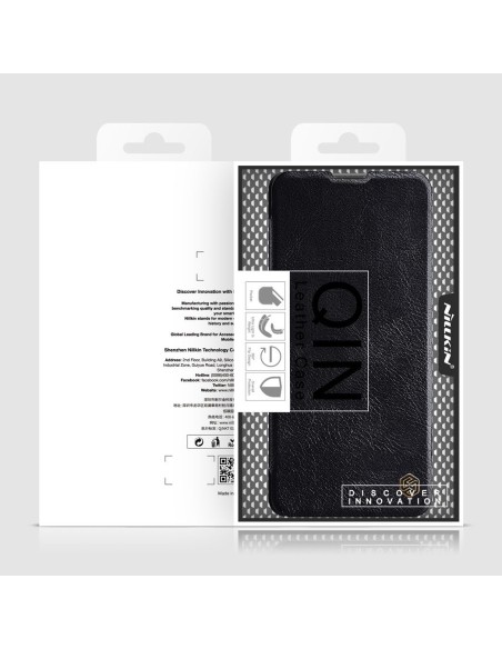 Nillkin Qin Case Case Xiaomi Redmi Note 11 Pro+ (Kinija) / Redmi Note 11 Pro (Kinija) / Mi11i HyperCharge Camera Protect...