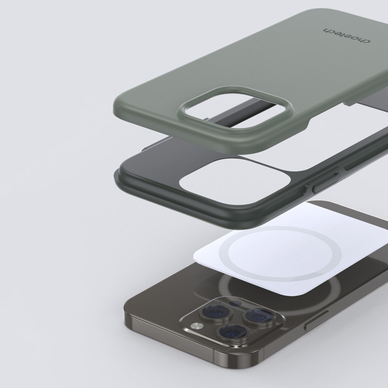 Dėklas, skirtas iPhone 13 Pro Max MFM Nuo kritimo dėklas žalias
