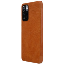 Nillkin Qin Case Case Xiaomi Redmi Note 11 Pro+ (Kinija) / Redmi Note 11 Pro (Kinija) / Mi11i HyperCharge Camera Protect...