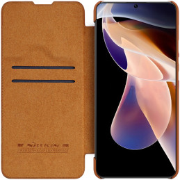 Nillkin Qin Case Case Xiaomi Redmi Note 11 Pro+ (Kinija) / Redmi Note 11 Pro (Kinija) / Mi11i HyperCharge Camera Protect...