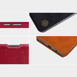 Nillkin Qin Case Case Xiaomi Redmi Note 11 Pro+ (Kinija) / Redmi Note 11 Pro (Kinija) / Mi11i HyperCharge Camera Protect...