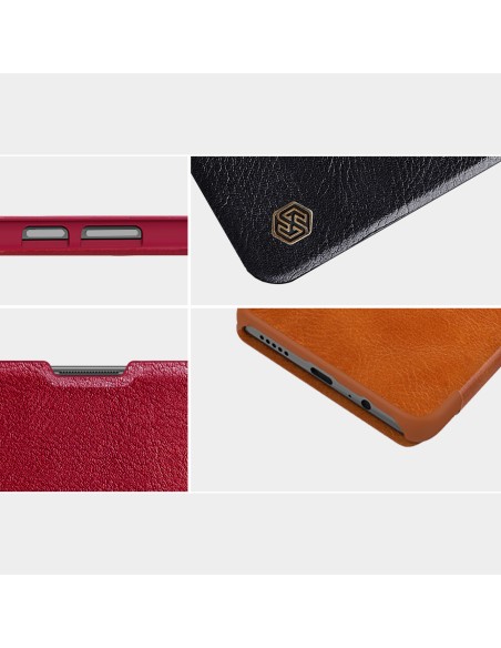 Nillkin Qin Case Case Xiaomi Redmi Note 11 Pro+ (Kinija) / Redmi Note 11 Pro (Kinija) / Mi11i HyperCharge Camera Protect...