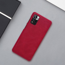 Nillkin Qin Case Case Xiaomi Redmi Note 11 Pro+ (Kinija) / Redmi Note 11 Pro (Kinija) / Mi11i HyperCharge Camera Protect...