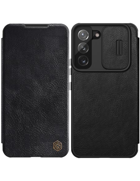 Nillkin Qin Leather Pro Case Dėklas, skirtas Samsung Galaxy S22+ (S22 Plus) Kamera Protector Dėklas Dėklas Flip Case Juo... Nillkin Qin Leather Pro Case Dėklas, skirtas Samsung Galaxy S22+ (S22 Plus) Kamera Protector Dėklas Dėklas Flip Case Juo...