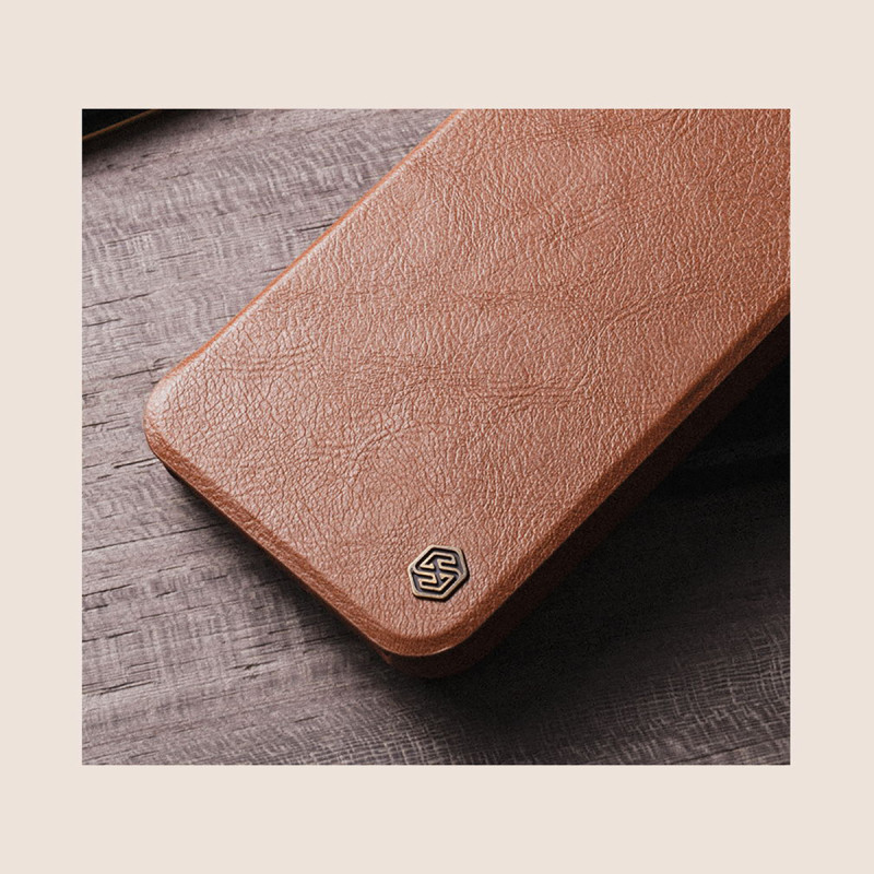 Nillkin Qin Leather Pro Case Dėklas, skirtas Samsung Galaxy S22+ (S22 Plus) Kamera Protector Dėklas Dėklas Flip Case Juo...
