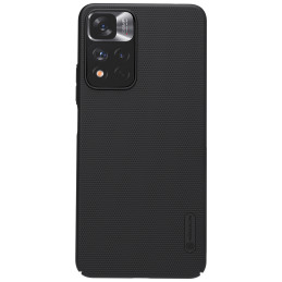 Nillkin Super Frosted Shield Pro patvarus dėklo dangtelis skirtas Xiaomi Redmi Note 11 Pro+ 5G juodas