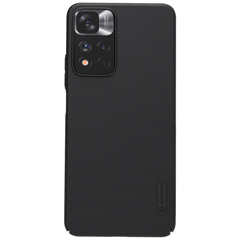 Nillkin Super Frosted Shield Pro patvarus dėklo dangtelis skirtas Xiaomi Redmi Note 11 Pro+ 5G juodas