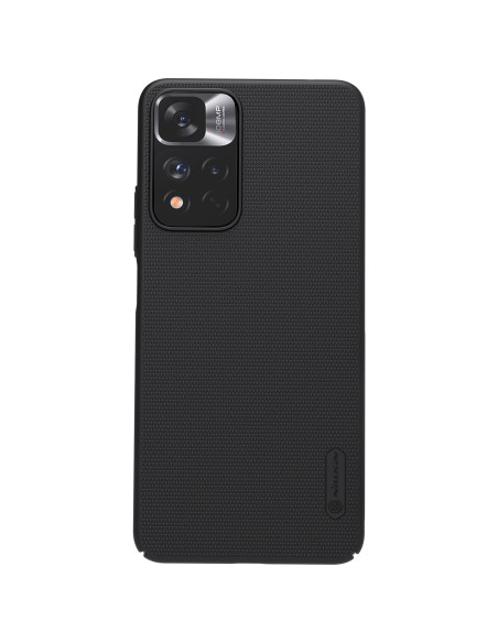 Nillkin Super Frosted Shield Pro patvarus dėklo dangtelis skirtas Xiaomi Redmi Note 11 Pro+ 5G juodas Nillkin Super Frosted Shield Pro patvarus dėklo dangtelis skirtas Xiaomi Redmi Note 11 Pro+ 5G juodas