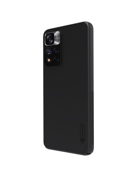 Nillkin Super Frosted Shield Pro patvarus dėklo dangtelis skirtas Xiaomi Redmi Note 11 Pro+ 5G juodas Nillkin Super Frosted Shield Pro patvarus dėklo dangtelis skirtas Xiaomi Redmi Note 11 Pro+ 5G juodas