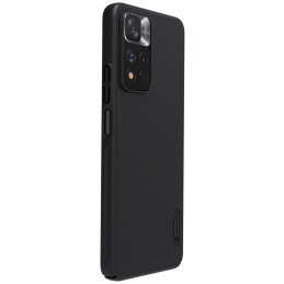 Nillkin Super Frosted Shield Pro patvarus dėklo dangtelis skirtas Xiaomi Redmi Note 11 Pro+ 5G juodas