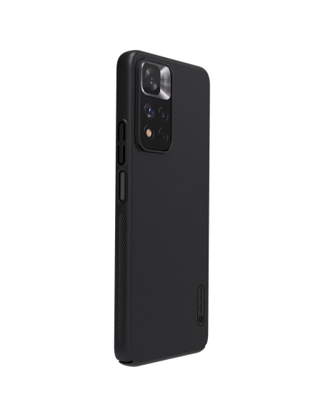 Nillkin Super Frosted Shield Pro patvarus dėklo dangtelis skirtas Xiaomi Redmi Note 11 Pro+ 5G juodas Nillkin Super Frosted Shield Pro patvarus dėklo dangtelis skirtas Xiaomi Redmi Note 11 Pro+ 5G juodas