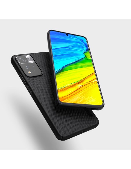 Nillkin Super Frosted Shield Pro patvarus dėklo dangtelis skirtas Xiaomi Redmi Note 11 Pro+ 5G juodas Nillkin Super Frosted Shield Pro patvarus dėklo dangtelis skirtas Xiaomi Redmi Note 11 Pro+ 5G juodas
