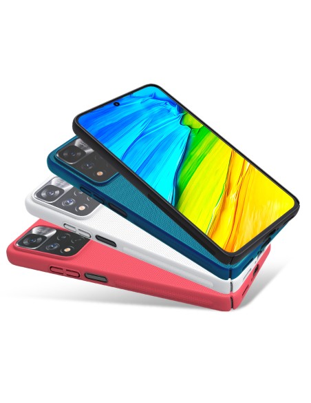 Nillkin Super Frosted Shield Pro patvarus dėklo dangtelis skirtas Xiaomi Redmi Note 11 Pro+ 5G juodas Nillkin Super Frosted Shield Pro patvarus dėklo dangtelis skirtas Xiaomi Redmi Note 11 Pro+ 5G juodas