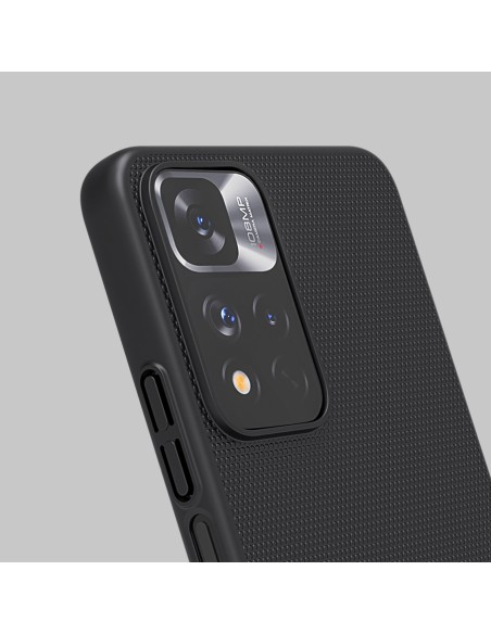 Nillkin Super Frosted Shield Pro patvarus dėklo dangtelis skirtas Xiaomi Redmi Note 11 Pro+ 5G juodas Nillkin Super Frosted Shield Pro patvarus dėklo dangtelis skirtas Xiaomi Redmi Note 11 Pro+ 5G juodas