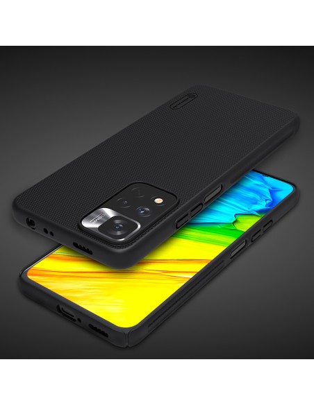 Nillkin Super Frosted Shield Pro patvarus dėklo dangtelis skirtas Xiaomi Redmi Note 11 Pro+ 5G juodas Nillkin Super Frosted Shield Pro patvarus dėklo dangtelis skirtas Xiaomi Redmi Note 11 Pro+ 5G juodas