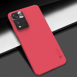 Nillkin Super Frosted Shield Pro patvarus dėklo dangtelis skirtas Xiaomi Redmi Note 11 Pro+ 5G juodas