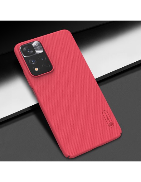 Nillkin Super Frosted Shield Pro patvarus dėklo dangtelis skirtas Xiaomi Redmi Note 11 Pro+ 5G juodas Nillkin Super Frosted Shield Pro patvarus dėklo dangtelis skirtas Xiaomi Redmi Note 11 Pro+ 5G juodas