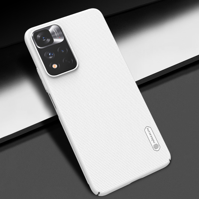 Nillkin Super Frosted Shield Pro patvarus dėklo dangtelis skirtas Xiaomi Redmi Note 11 Pro+ 5G juodas