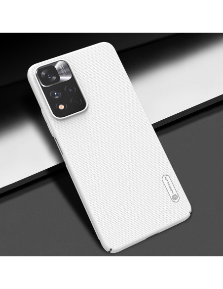 Nillkin Super Frosted Shield Pro patvarus dėklo dangtelis skirtas Xiaomi Redmi Note 11 Pro+ 5G juodas Nillkin Super Frosted Shield Pro patvarus dėklo dangtelis skirtas Xiaomi Redmi Note 11 Pro+ 5G juodas