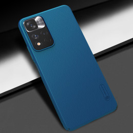 Nillkin Super Frosted Shield Pro patvarus dėklo dangtelis skirtas Xiaomi Redmi Note 11 Pro+ 5G juodas