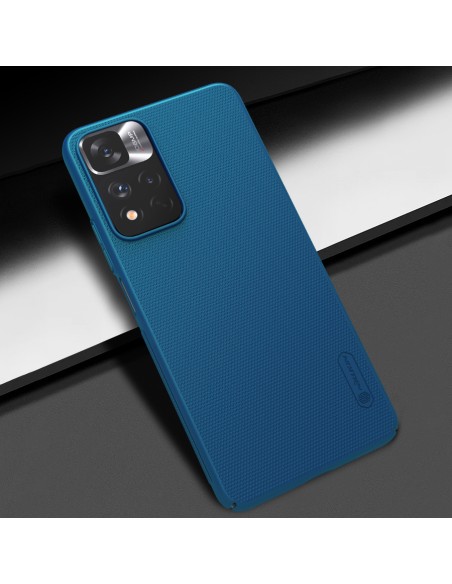 Nillkin Super Frosted Shield Pro patvarus dėklo dangtelis skirtas Xiaomi Redmi Note 11 Pro+ 5G juodas Nillkin Super Frosted Shield Pro patvarus dėklo dangtelis skirtas Xiaomi Redmi Note 11 Pro+ 5G juodas
