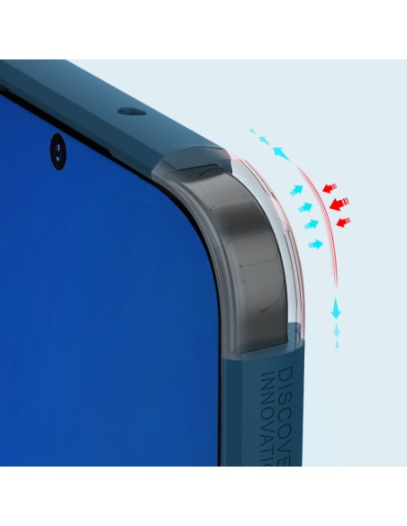 Nillkin Super Frosted Shield Pro patvarus dėklo dangtelis, skirtas Samsung Galaxy S22+ (S22 Plus) raudonas