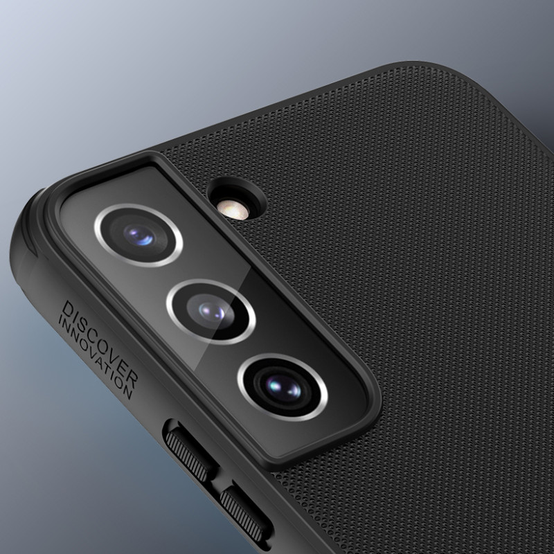 Nillkin Super Frosted Shield Pro patvarus dėklo dangtelis, skirtas Samsung Galaxy S22+ (S22 Plus) raudonas