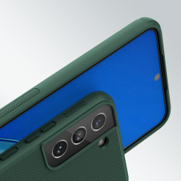 Nillkin Super Frosted Shield Pro patvarus dėklo dangtelis, skirtas Samsung Galaxy S22+ (S22 Plus) raudonas