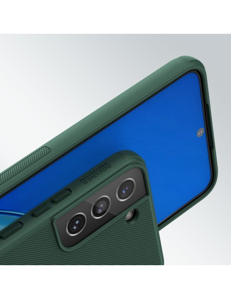 Nillkin Super Frosted Shield Pro patvarus dėklo dangtelis, skirtas Samsung Galaxy S22+ (S22 Plus) raudonas