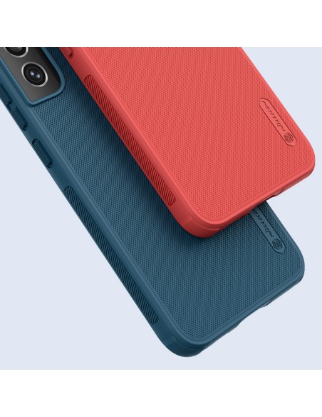 Nillkin Super Frosted Shield Pro patvarus dėklo dangtelis, skirtas Samsung Galaxy S22+ (S22 Plus) raudonas
