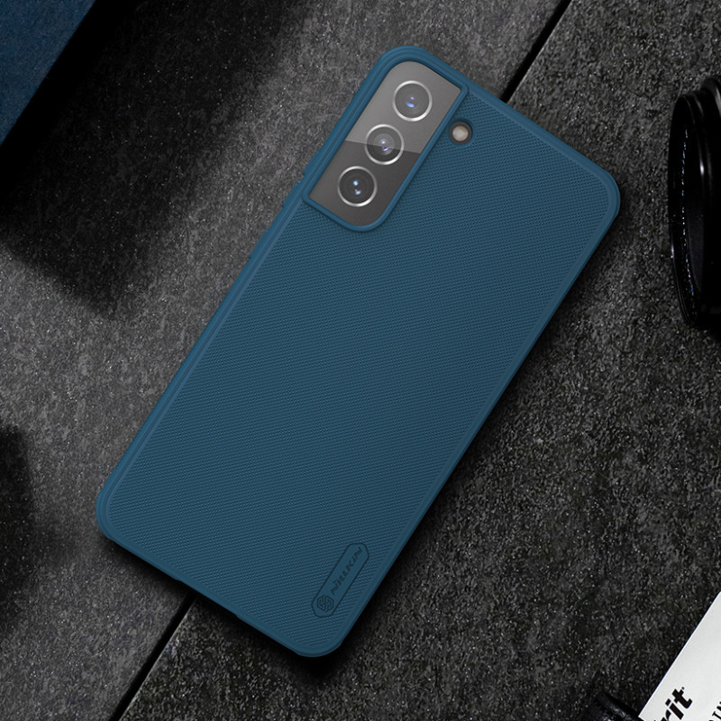 Nillkin Super Frosted Shield Pro patvarus dėklo dangtelis, skirtas Samsung Galaxy S22+ (S22 Plus) raudonas