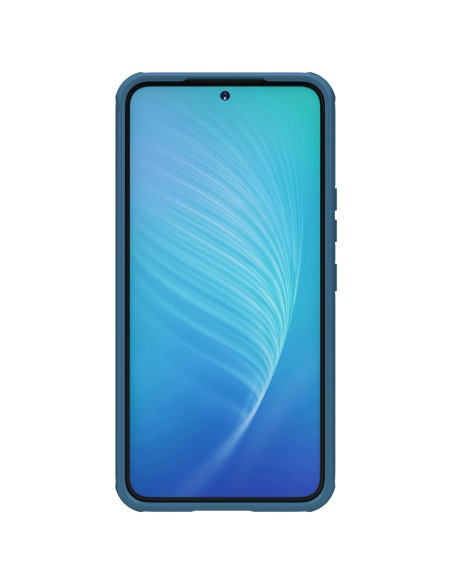 Nillkin CamShield Pro Case Armored Case Cover kameros apsauga, skirta Samsung Galaxy S22+ (S22 Plus) mėlyna