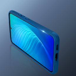 Nillkin CamShield Pro Case Armored Case Cover kameros apsauga, skirta Samsung Galaxy S22+ (S22 Plus) mėlyna