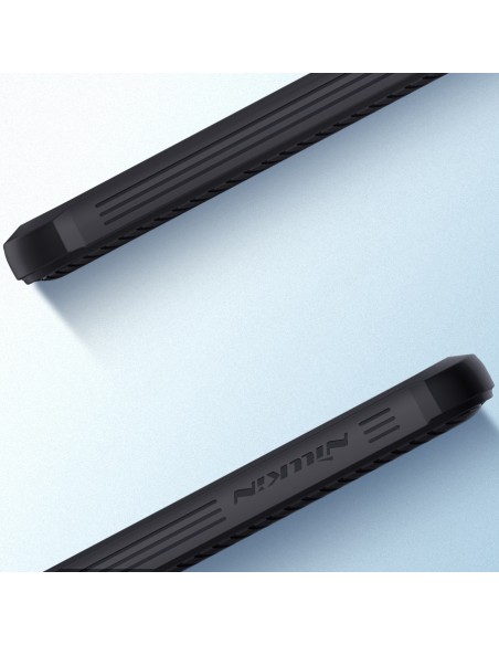 Nillkin CamShield Pro Case Armored Case Cover kameros apsauga, skirta Samsung Galaxy S22+ (S22 Plus) mėlyna