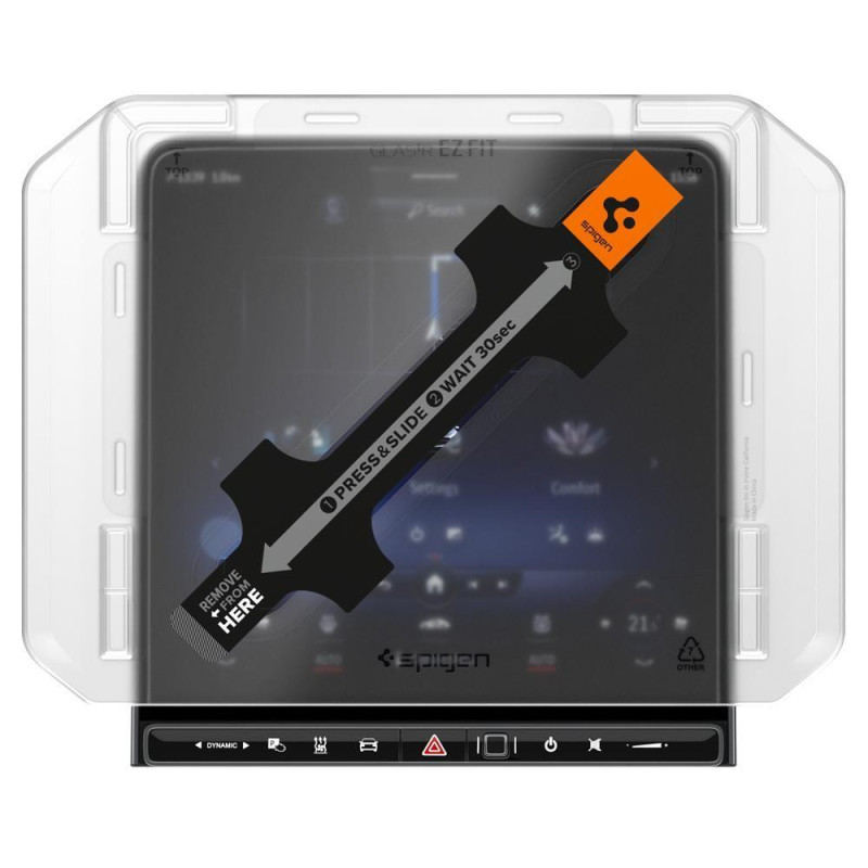 Spigen Glas.tR EZ Fit grūdintas stiklas, skirtas Mercedes S-Class 2021