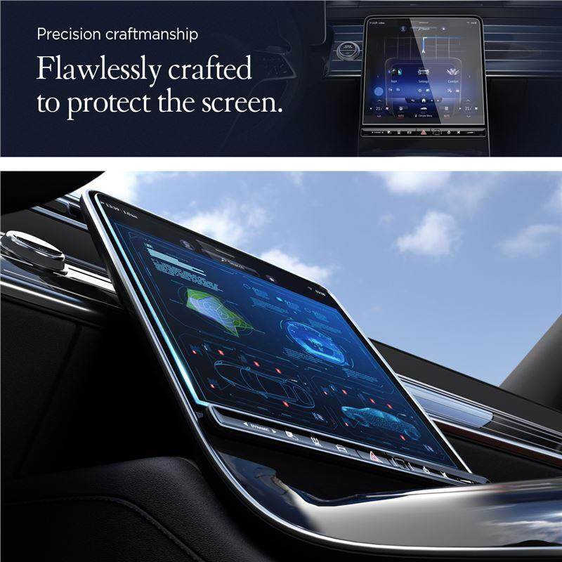 Spigen Glas.tR EZ Fit grūdintas stiklas, skirtas Mercedes S-Class 2021
